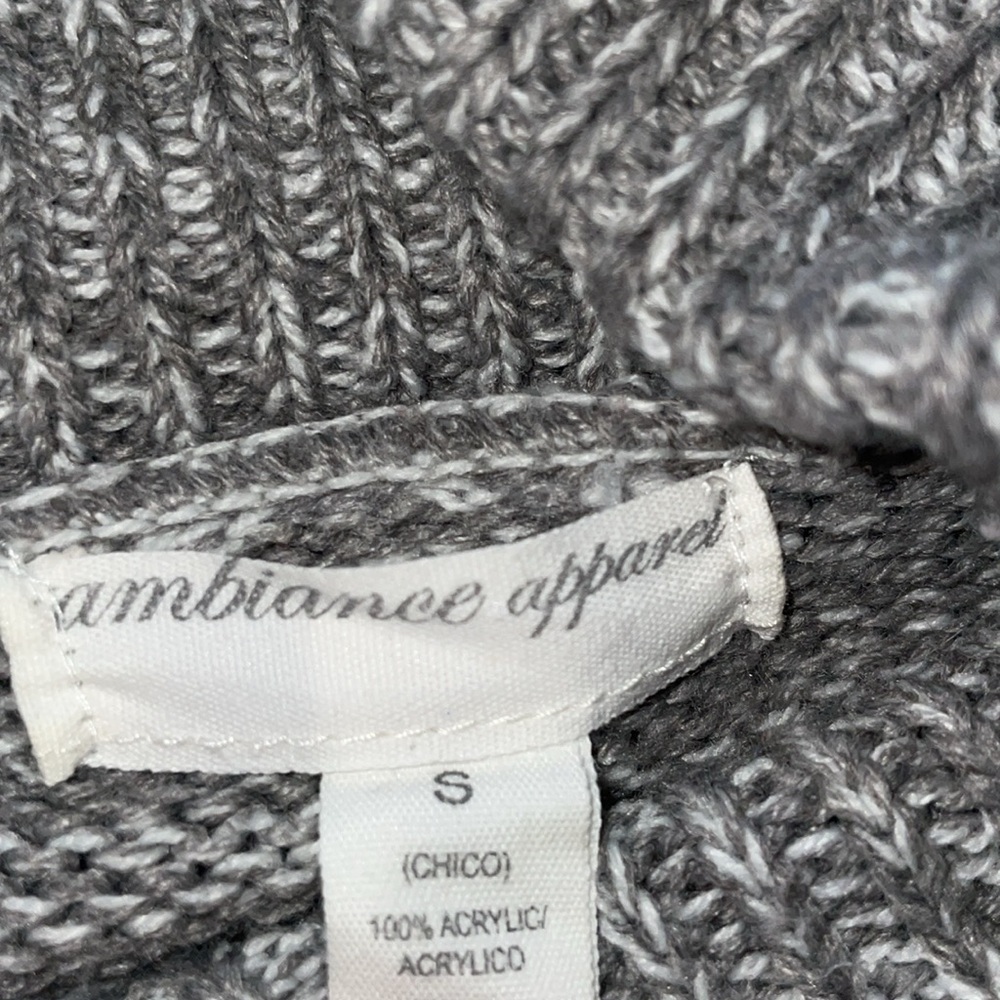 ⭐ Ambiance Apparel Cowl Neck Sweater Dress – Size Small ⭐ - Picture 4 of 4